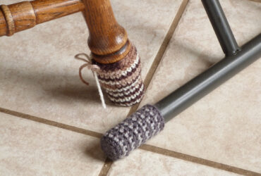 1. Crochet Chair and Table Socks